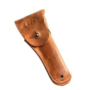 🌲 Genuine U.S. military-issued M1916 leather holster with  period markings